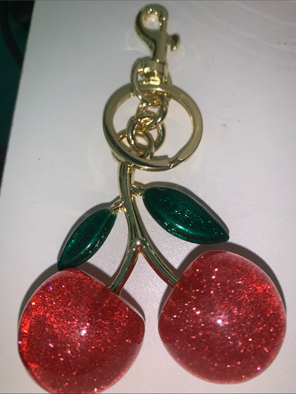 Cherry bag/purse Charm Keychain